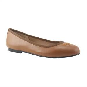 NEW FRENCH SOLE women's kathy leather shoes in praline